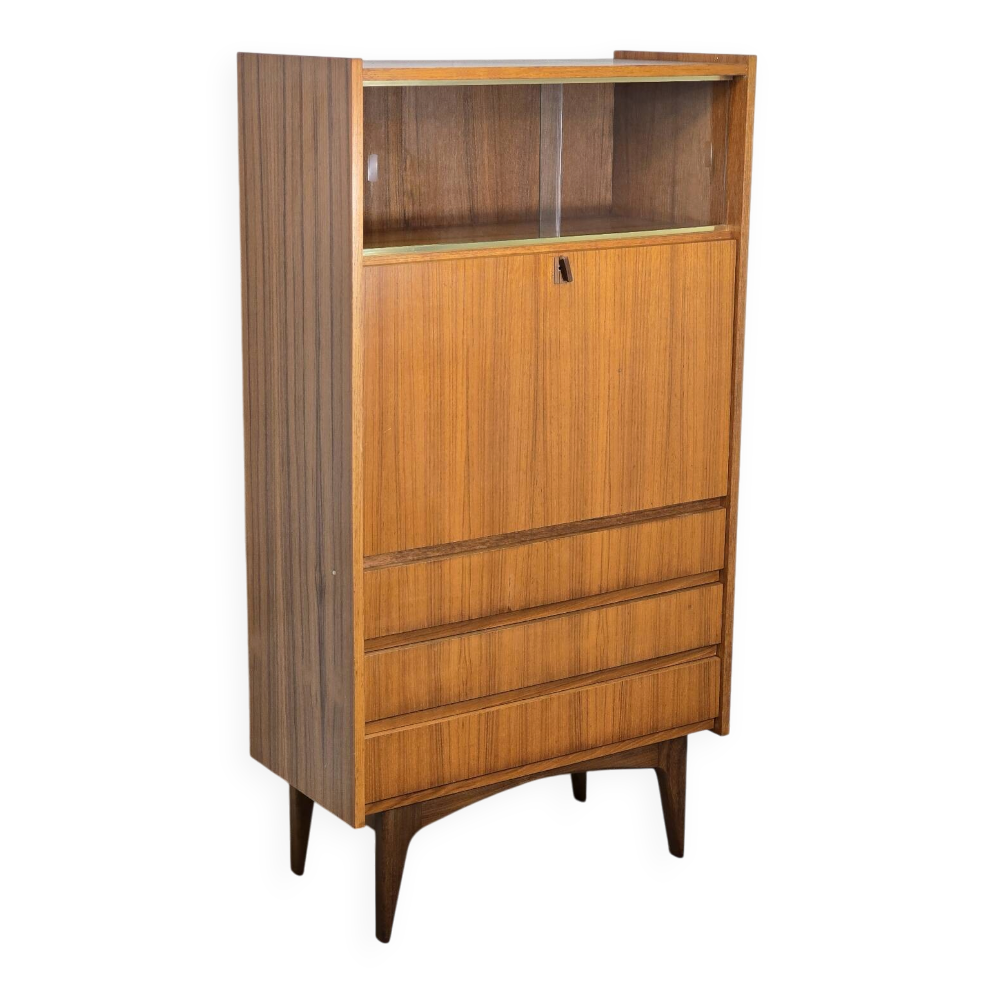 Scandinavian style display cabinet from the 1970s