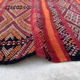 Moroccan Kilim Zemmour rug red - 150 x 285 cm