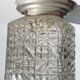 1950s glass ceiling light