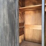 Vintage cabinet repainted in grey