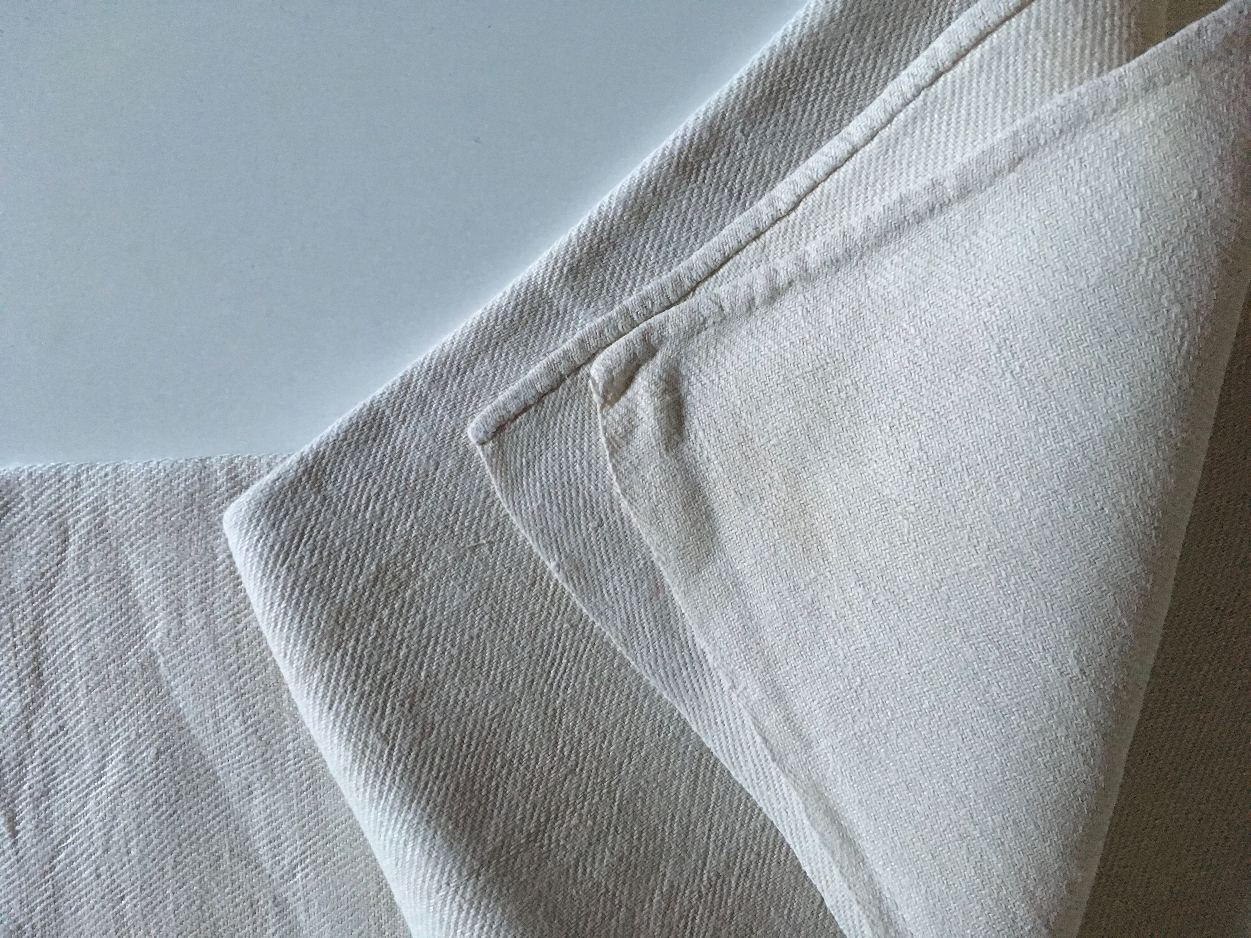 19th farm linen pig cloth