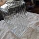 Moulded glass whisky carafe – 1970s