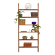 Danish wall unit in teak - modular shelving system 6 shelves