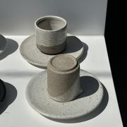 Service de petite vaisselle modulable en céramique indonésienne (6 éléments + coupelles)