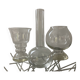 Trio de vases vintage en verre