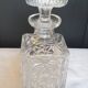 Crystal whiskey decanter