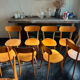Set of 10 bistro chairs