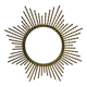 Wrought iron sun mirror