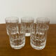 Set of 5 Harmonie goblets signed by Baccarat