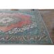 1970s Vintage Persian Handmade Wool Cotton Pink Area Rug 282x385