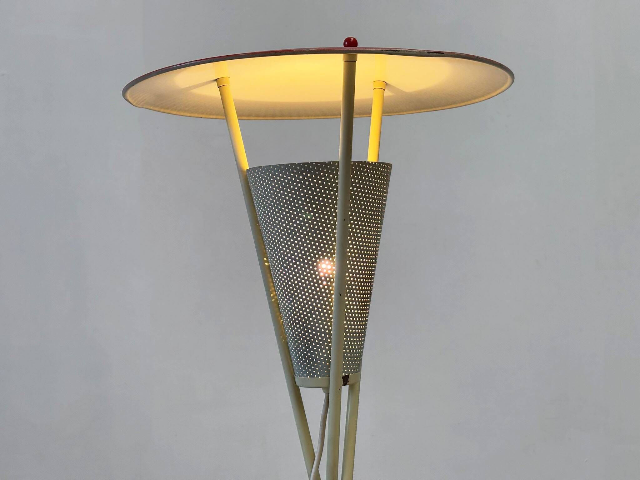 Lampadaire trépied hollandais des années 1950