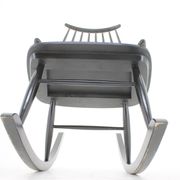 1960s Varjosen Puunjalostus Beech Rocking Chair, Finland