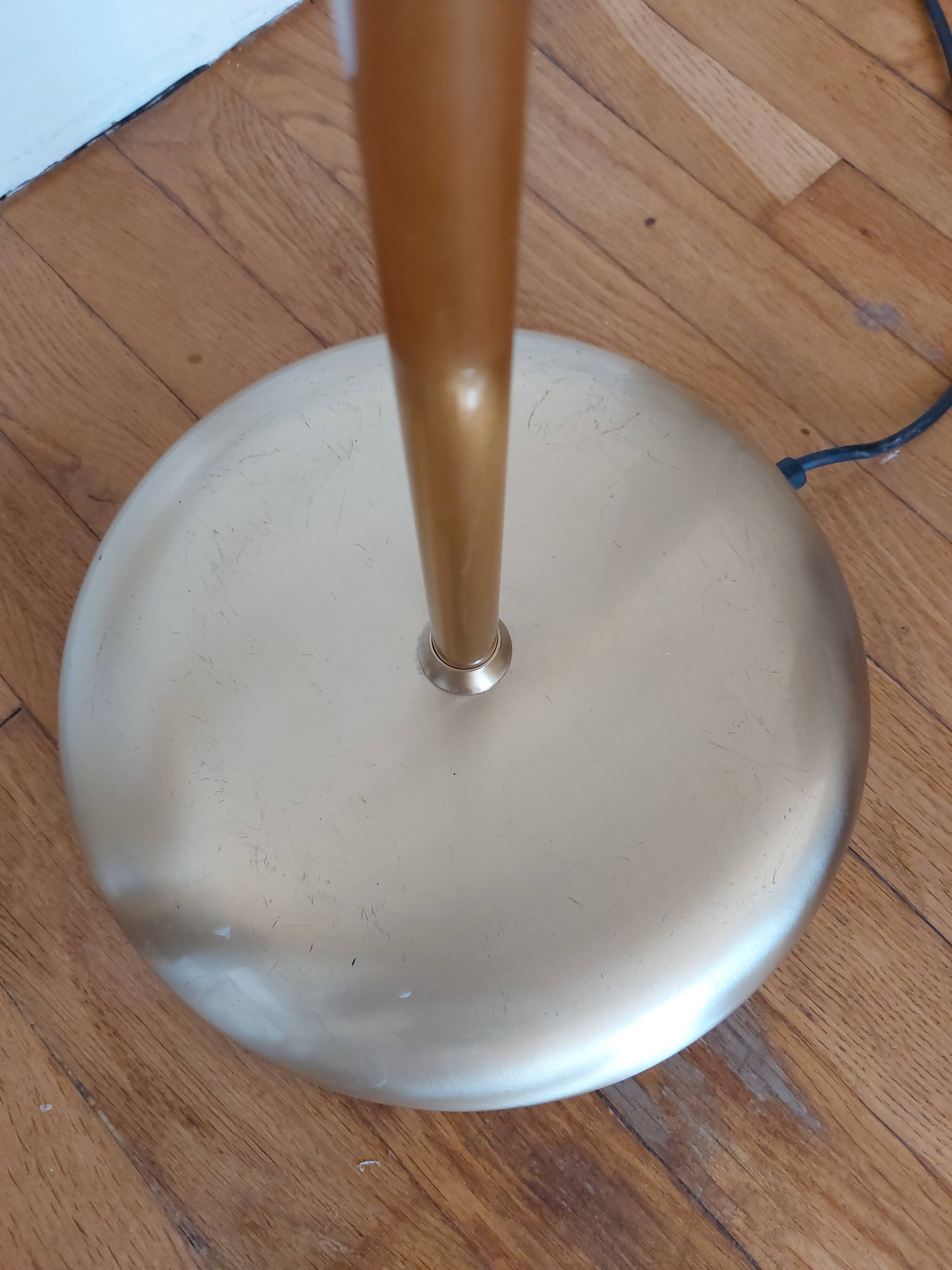 Vintage brass reading light