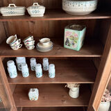 Art Deco display cabinet in oak (renovated)
