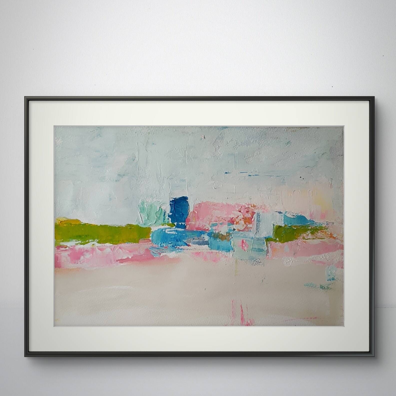 Abstract Mediterranean landscape