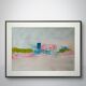 Abstract Mediterranean landscape