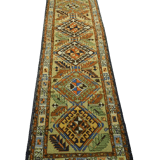 Tapis persan de tribu hezareh  2, 92m x 0, 76m