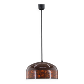 Lampe à suspension à motif floral des années 1970, Tchécoslovaquie