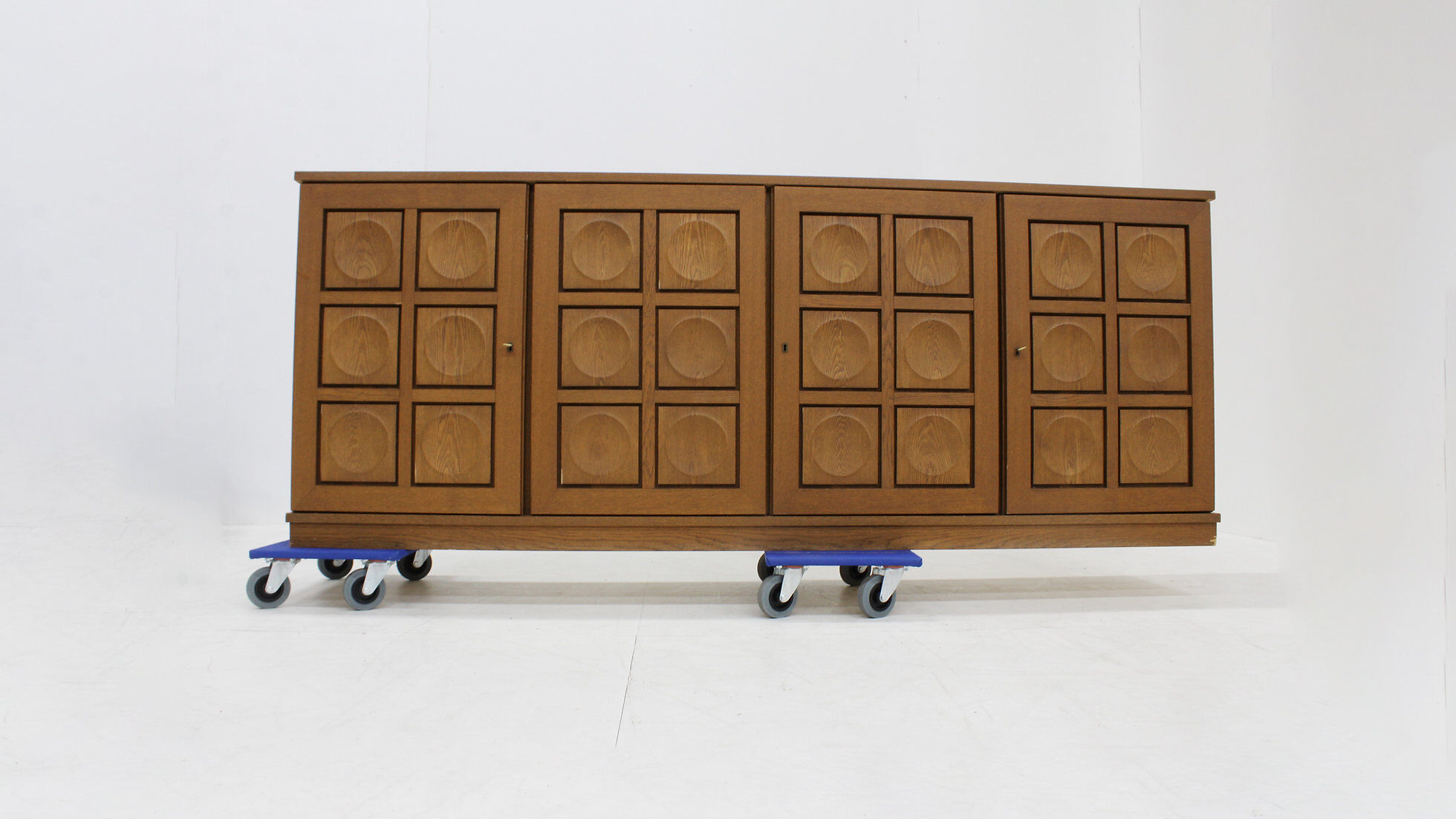 Vintage brutalist sideboard 1970s Gerhard Bartels