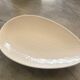 Gien white herringbone dish