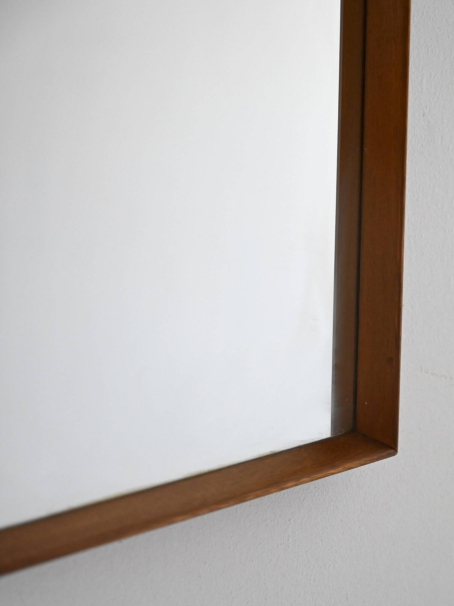 1960s Scandinavian Wall Mirror “Evy” by Fröseke – Original Label