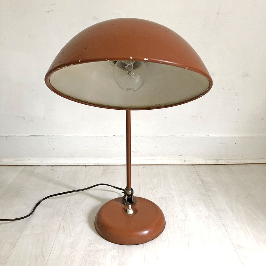 Vintage lamp 60 dark orange