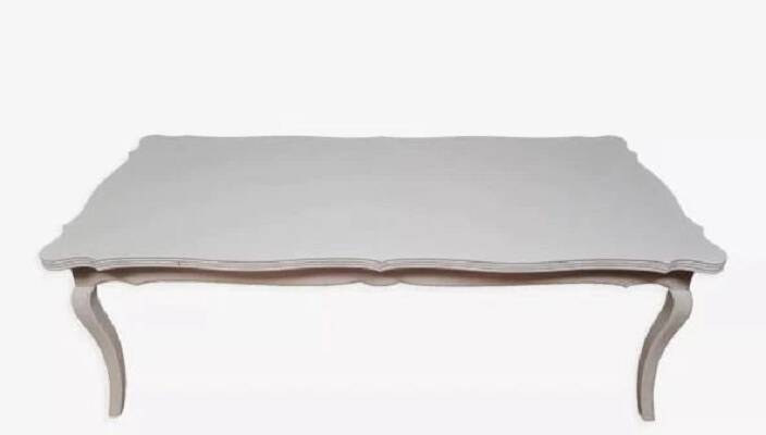 Table (300cm) Louis XV style rocaille in lacquered wood