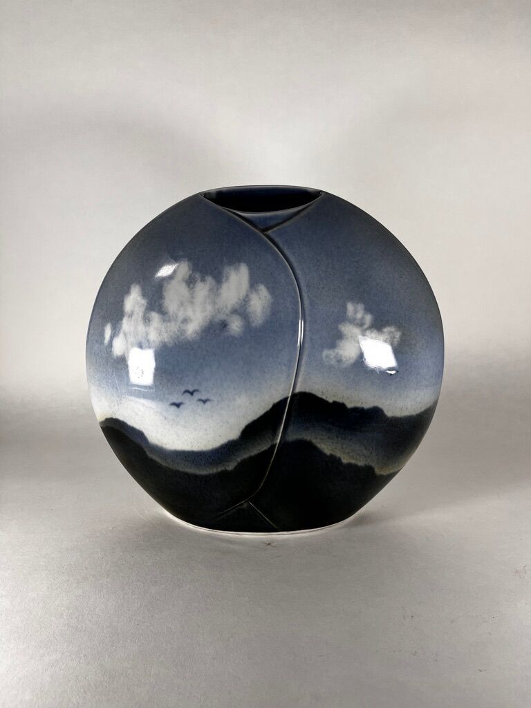 Vase yves mohy for virebent 1970