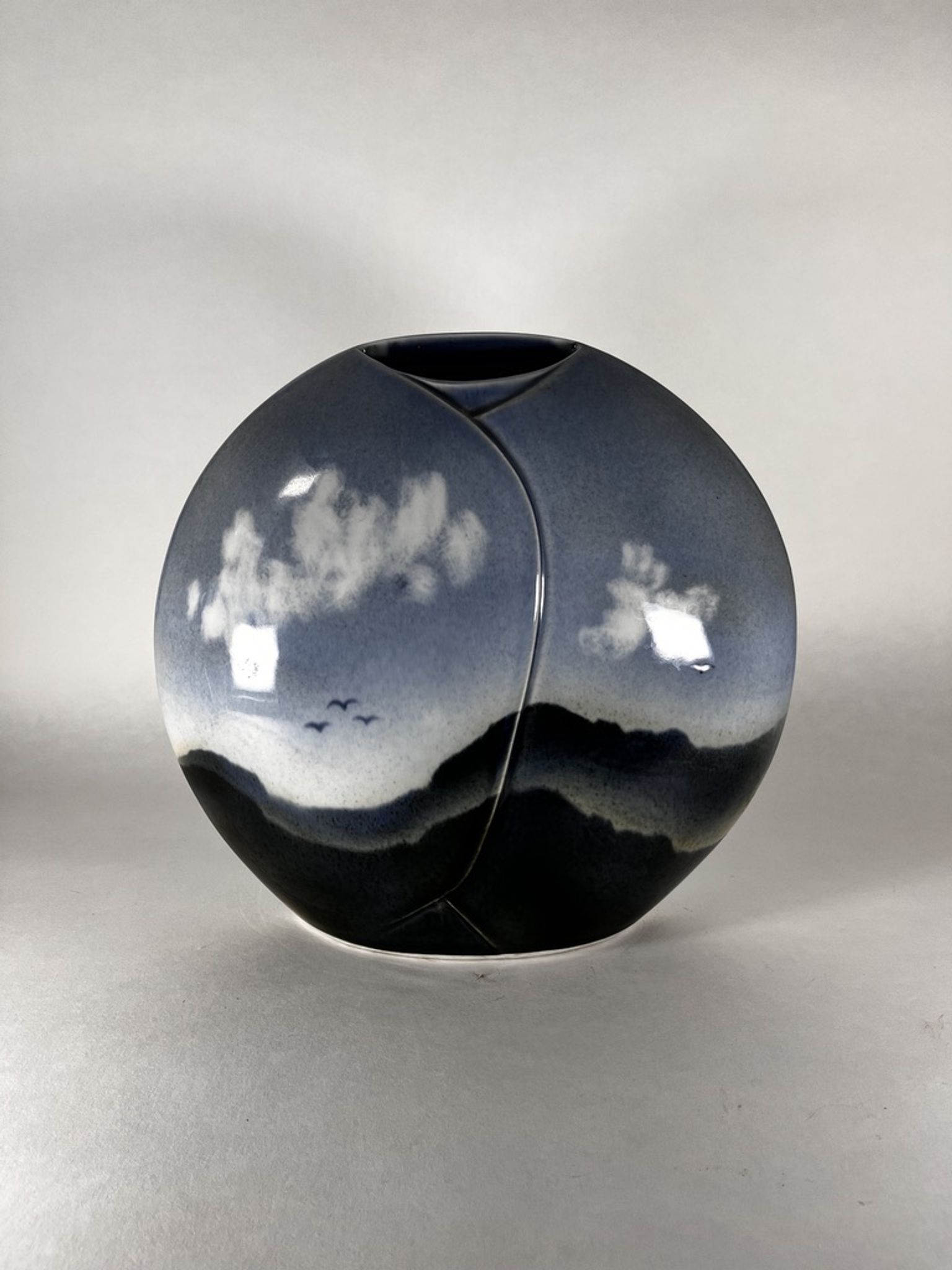 Vase Yves Mohy pour Virebent 1970