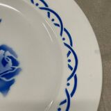 Large round serving dish digoin sarreguemines model michel 30 cm