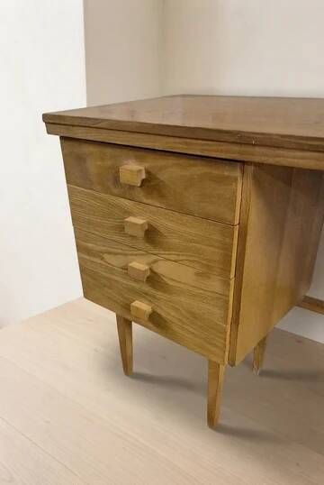 Bureau vintage des années 50 pour femmes par Hikor, Tchécoslovaquie, années 1980, 110 × 45 × 75 cm