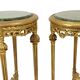 Tables d'appoint anciennes françaises en marbre de style Empire