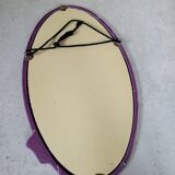 Bathroom set enamelled cast iron mirror door set