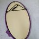 Bathroom set enamelled cast iron mirror door set