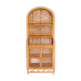 Rattan & wicker bookcase