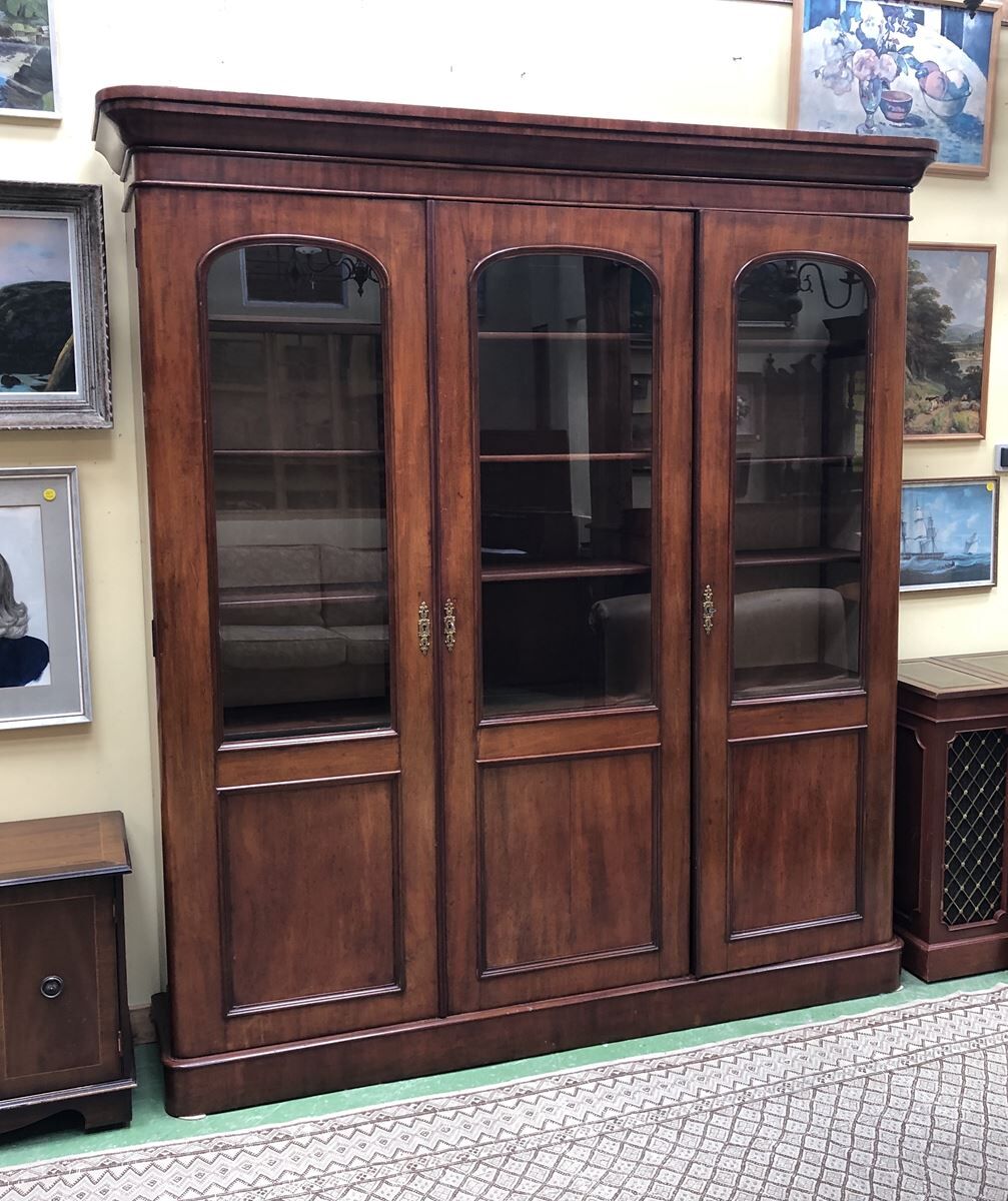 19th Century mahogany library