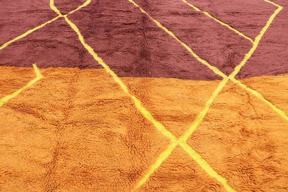 Moroccan wool beni mrirt rug 250cmx150cm