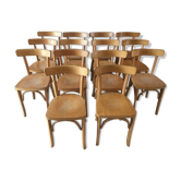 suite of 14 bistro chairs