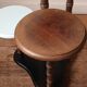Tripod plant holder 4 levels in solid wood, bamboo style & painted