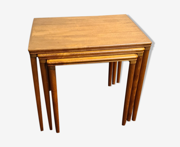 Vintage teak nesting tables
