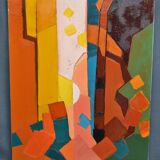 Michel Petiot, known as Micha, Composition for Violin No. 2, canvas