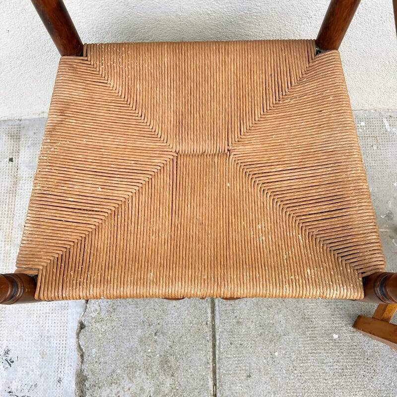 Oak mulched country armchair