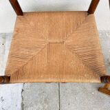 Oak mulched country armchair