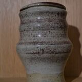 Stoneware candy dish signed