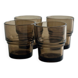 Old smoked glasses.