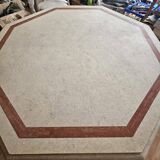 Octagonal stone table