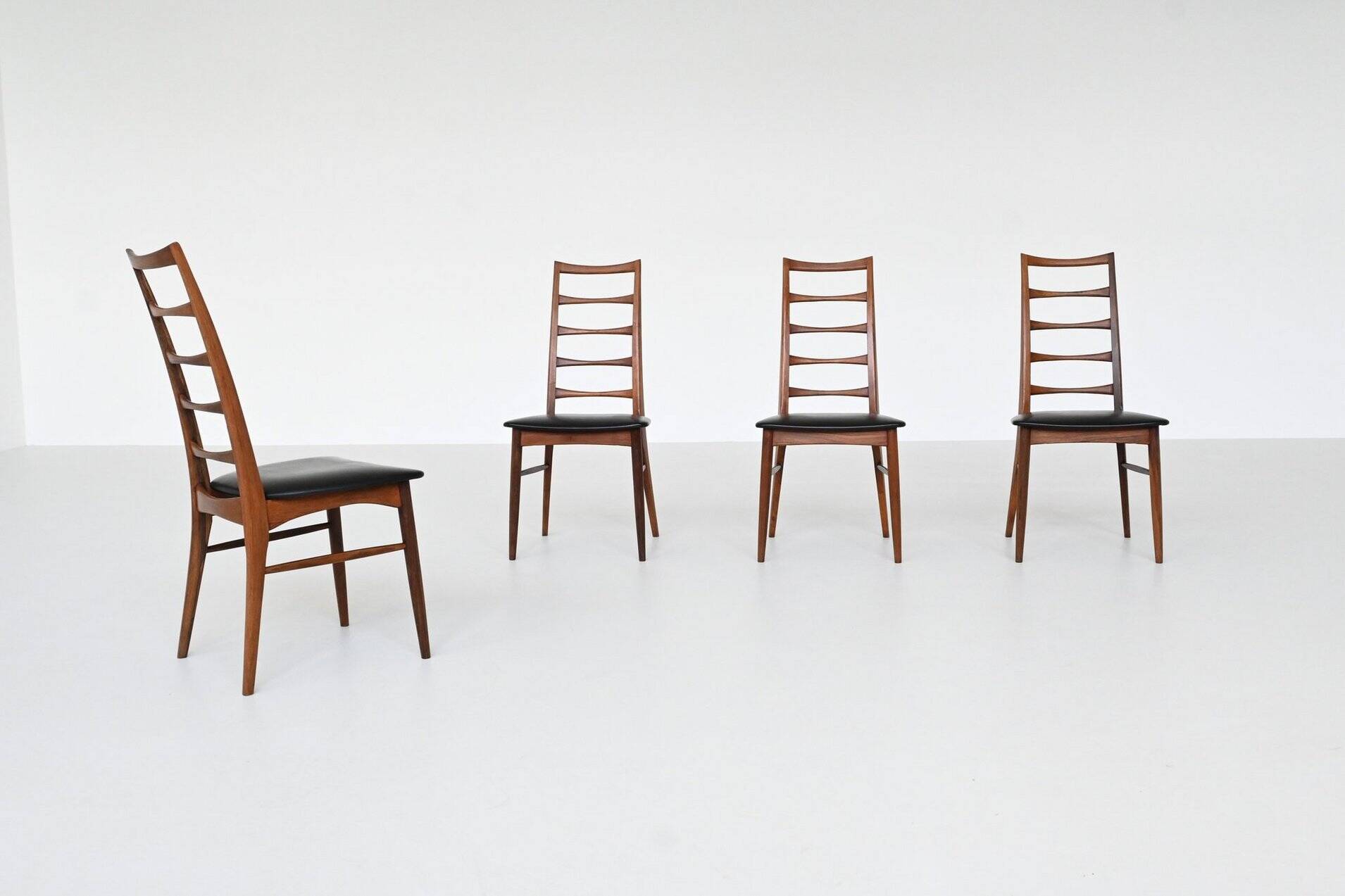 Chaises de salle à manger 'Lis' de Niels Koefoed en palissandre Koefoeds Danemark 1960