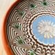 Romanian handicraft ceramic plate