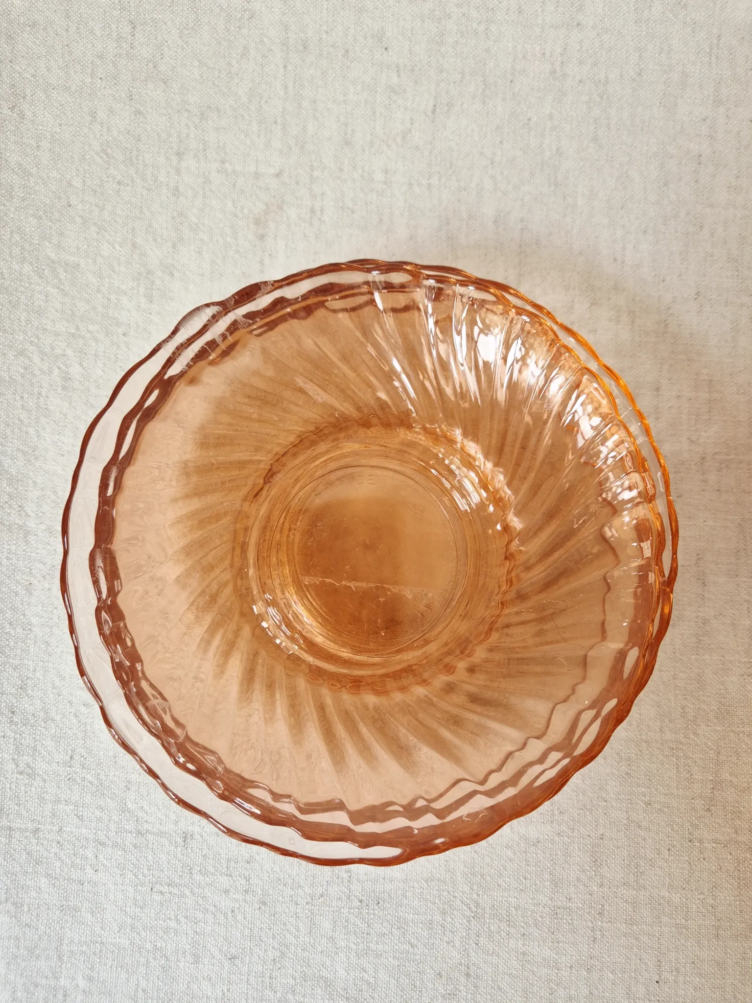 Set of 6 Coffee Cups & Saucers "Rosaline" '70s - Arcoroc France