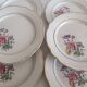 Assiettes plates Digoin & Sarreguemines